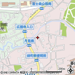 東京都八王子市緑町297周辺の地図