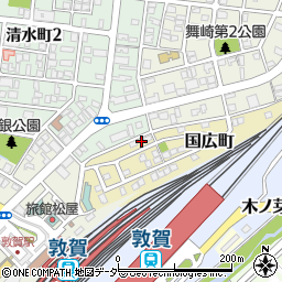福井県敦賀市国広町323周辺の地図