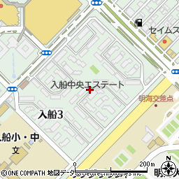 千葉県浦安市入船3丁目周辺の地図