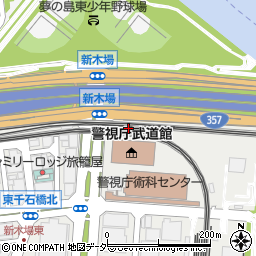東京都江東区新木場4丁目1-30周辺の地図