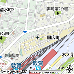 福井県敦賀市国広町321周辺の地図