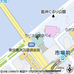 CAFE OASIS ラビスタ東京ベイ豊洲店周辺の地図