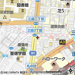 株式会社三井住友銀行　三田通法人営業部周辺の地図