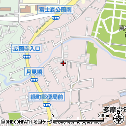 東京都八王子市緑町304周辺の地図