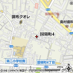 東京都調布市国領町4丁目30周辺の地図
