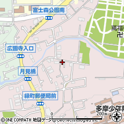 東京都八王子市緑町306周辺の地図