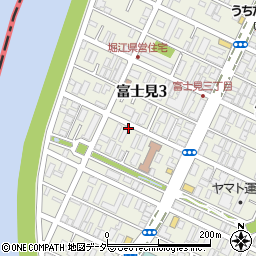 千葉県浦安市富士見3丁目周辺の地図