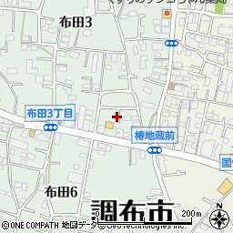 東京都調布市布田3丁目28周辺の地図