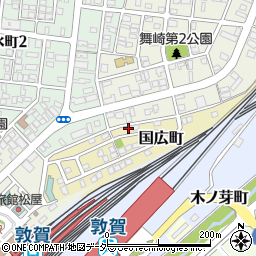 福井県敦賀市国広町313周辺の地図