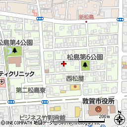 中川学習教室周辺の地図