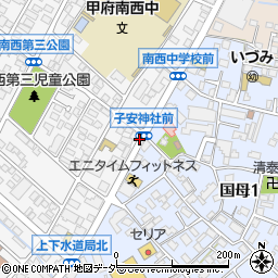子安神社前周辺の地図