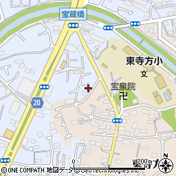 乞田東寺方線周辺の地図