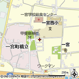 山梨県笛吹市一宮町東原328-26周辺の地図