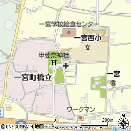 山梨県笛吹市一宮町東原328-13周辺の地図