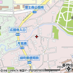 東京都八王子市緑町301周辺の地図