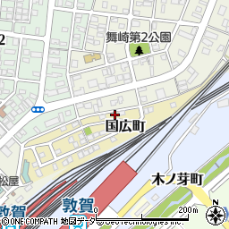 福井県敦賀市国広町309周辺の地図