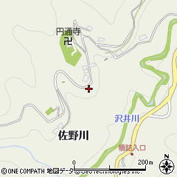 神奈川県相模原市緑区佐野川1612-1周辺の地図