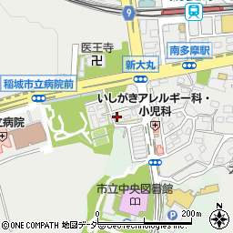 東京都稲城市大丸1125-4周辺の地図