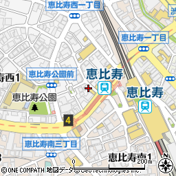 カラオケ BIG SOUND 恵比寿周辺の地図