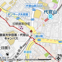 渋谷警察署代官山交番周辺の地図
