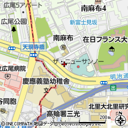 東京都港区南麻布4丁目12-26周辺の地図