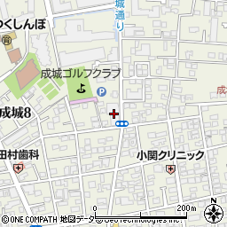 ダイソー成城学園店周辺の地図