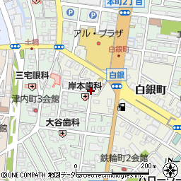 福井県敦賀市白銀町13-7周辺の地図