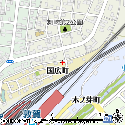 福井県敦賀市国広町301周辺の地図