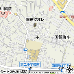 東京都調布市国領町4丁目17-32周辺の地図