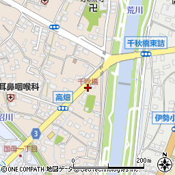 千秋橋周辺の地図