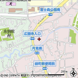 東京都八王子市緑町376周辺の地図