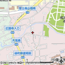東京都八王子市緑町332周辺の地図