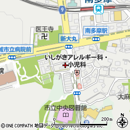 東京都稲城市大丸1070-36周辺の地図