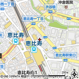 BIAN 恵比寿店周辺の地図