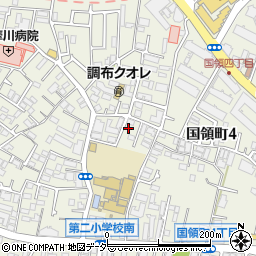 東京都調布市国領町4丁目17-23周辺の地図