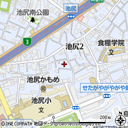 東京都世田谷区池尻2丁目14周辺の地図