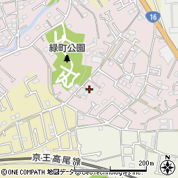 東京都八王子市緑町881周辺の地図