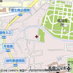 東京都八王子市緑町328周辺の地図