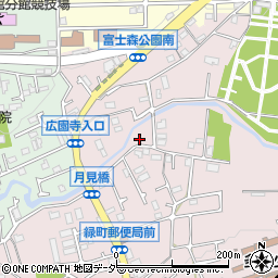 東京都八王子市緑町303周辺の地図