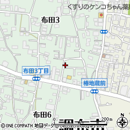 東京都調布市布田3丁目28-39周辺の地図
