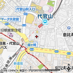 東京都渋谷区恵比寿西1丁目35-3周辺の地図