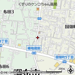 東京都調布市国領町5丁目5-2周辺の地図