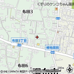 東京都調布市布田3丁目28-40周辺の地図