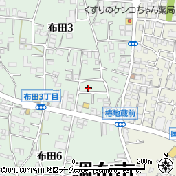 東京都調布市布田3丁目28-41周辺の地図