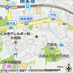 東京都稲城市大丸880周辺の地図
