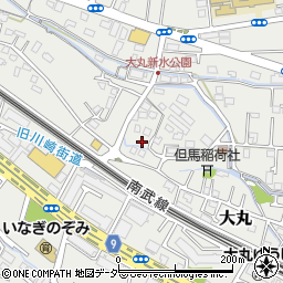 東京都稲城市大丸382周辺の地図