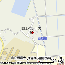 岡本ペンキ店沓見工場周辺の地図