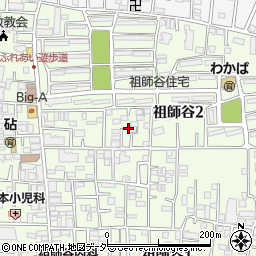 東京都世田谷区祖師谷2丁目2周辺の地図