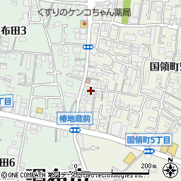 東京都調布市国領町5丁目5-9周辺の地図