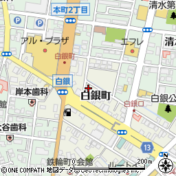 福井県敦賀市白銀町7-21周辺の地図